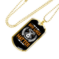 Dog Lives Matter Necklace Stainless Steel or 18k Gold Dog Tag 24" Chain-Express Your Love Gifts