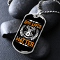 Dog Lives Matter Necklace Stainless Steel or 18k Gold Dog Tag 24" Chain-Express Your Love Gifts