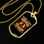 Dog Lives Puppies Necklace Stainless Steel or 18k Gold Dog Tag 24" Chain-Express Your Love Gifts