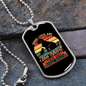 Dog Lives Short Family Necklace Stainless Steel or 18k Gold Dog Tag 24" Chain-Express Your Love Gifts