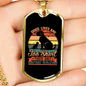Dog Lives Short Family Necklace Stainless Steel or 18k Gold Dog Tag 24" Chain-Express Your Love Gifts