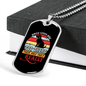Dog Lives Short Necklace Stainless Steel or 18k Gold Dog Tag 24" Chain-Express Your Love Gifts