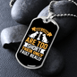 Dog Lives Short Yellow Necklace Stainless Steel or 18k Gold Dog Tag 24" Chain-Express Your Love Gifts