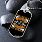Dog Love is Pure Necklace Stainless Steel or 18k Gold Dog Tag 24" Chain-Express Your Love Gifts