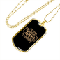 Dog Lover Club Necklace Stainless Steel or 18k Gold Dog Tag 24" Chain-Express Your Love Gifts