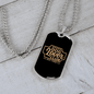 Dog Lover Club Necklace Stainless Steel or 18k Gold Dog Tag 24" Chain-Express Your Love Gifts