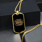 Dog Lover Club Necklace Stainless Steel or 18k Gold Dog Tag 24" Chain-Express Your Love Gifts