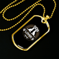 Dog Lover Necklace Stainless Steel or 18k Gold Dog Tag 24" Chain-Express Your Love Gifts