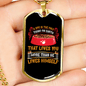 Dog Loves Himself Red Necklace Stainless Steel or 18k Gold Dog Tag 24" Chain-Express Your Love Gifts