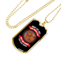 Dog Make Our Lives Whole Necklace Stainless Steel or 18k Gold Dog Tag 24" Chain-Express Your Love Gifts