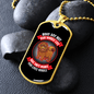 Dog Make Our Lives Whole Necklace Stainless Steel or 18k Gold Dog Tag 24" Chain-Express Your Love Gifts