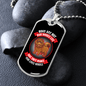 Dog Make Our Lives Whole Necklace Stainless Steel or 18k Gold Dog Tag 24" Chain-Express Your Love Gifts