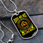 Dog Make Our Lives Whole Neon Necklace Stainless Steel or 18k Gold Dog Tag 24" Chain-Express Your Love Gifts