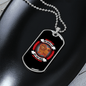 Dog Make Our Lives Whole Pink Necklace Stainless Steel or 18k Gold Dog Tag 24" Chain-Express Your Love Gifts