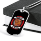 Dog Make Our Lives Whole Pink Necklace Stainless Steel or 18k Gold Dog Tag 24" Chain-Express Your Love Gifts