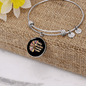 Dog Makes My Life Bracelet Stainless Steel or 18k Gold Circle Bangle-Express Your Love Gifts