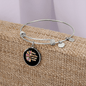 Dog Makes My Life Bracelet Stainless Steel or 18k Gold Circle Bangle-Express Your Love Gifts