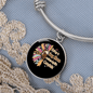 Dog Makes My Life Bracelet Stainless Steel or 18k Gold Circle Bangle-Express Your Love Gifts