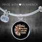 Dog Makes My Life Bracelet Stainless Steel or 18k Gold Circle Bangle-Express Your Love Gifts