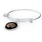 Dog Makes My Life Bracelet Stainless Steel or 18k Gold Circle Bangle-Express Your Love Gifts