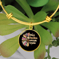 Dog Makes My Life Bracelet Stainless Steel or 18k Gold Circle Bangle-Express Your Love Gifts