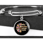Dog Makes My Life Bracelet Stainless Steel or 18k Gold Circle Bangle-Express Your Love Gifts