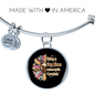 Dog Makes My Life Bracelet Stainless Steel or 18k Gold Circle Bangle-Express Your Love Gifts