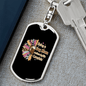 Dog Makes My Life Keychain Stainless Steel or 18k Gold Dog Tag Keyring-Express Your Love Gifts