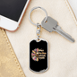 Dog Makes My Life Keychain Stainless Steel or 18k Gold Dog Tag Keyring-Express Your Love Gifts