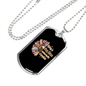 Dog Makes My Life Necklace Stainless Steel or 18k Gold Dog Tag 24" Chain-Express Your Love Gifts