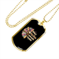 Dog Makes My Life Necklace Stainless Steel or 18k Gold Dog Tag 24" Chain-Express Your Love Gifts
