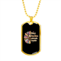 Dog Makes My Life Necklace Stainless Steel or 18k Gold Dog Tag 24" Chain-Express Your Love Gifts