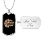 Dog Makes My Life Necklace Stainless Steel or 18k Gold Dog Tag 24" Chain-Express Your Love Gifts