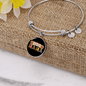 Dog mama Bracelet Stainless Steel or 18k Gold Circle Bangle-Express Your Love Gifts