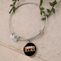 Dog mama Bracelet Stainless Steel or 18k Gold Circle Bangle-Express Your Love Gifts
