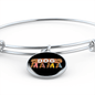 Dog mama Bracelet Stainless Steel or 18k Gold Circle Bangle-Express Your Love Gifts