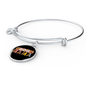 Dog mama Bracelet Stainless Steel or 18k Gold Circle Bangle-Express Your Love Gifts