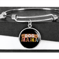 Dog mama Bracelet Stainless Steel or 18k Gold Circle Bangle-Express Your Love Gifts