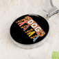 Dog mama Circle Necklace Stainless Steel or 18k Gold 18-22"-Express Your Love Gifts