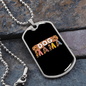 Dog Mama Necklace Stainless Steel or 18k Gold Dog Tag 24" Chain-Express Your Love Gifts