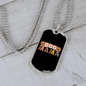 Dog Mama Necklace Stainless Steel or 18k Gold Dog Tag 24" Chain-Express Your Love Gifts