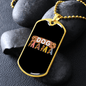 Dog Mama Necklace Stainless Steel or 18k Gold Dog Tag 24" Chain-Express Your Love Gifts