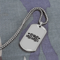 Dog Mama Plain Necklace Stainless Steel or 18k Gold Dog Tag 24" Chain-Express Your Love Gifts