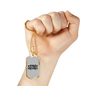 Dog Mama Plain Necklace Stainless Steel or 18k Gold Dog Tag 24" Chain-Express Your Love Gifts