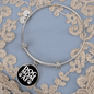 Dog Mom AF Bracelet Stainless Steel or 18k Gold Circle Bangle-Express Your Love Gifts