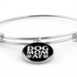 Dog Mom AF Bracelet Stainless Steel or 18k Gold Circle Bangle-Express Your Love Gifts