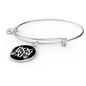 Dog Mom AF Bracelet Stainless Steel or 18k Gold Circle Bangle-Express Your Love Gifts