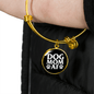 Dog Mom AF Bracelet Stainless Steel or 18k Gold Circle Bangle-Express Your Love Gifts