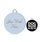 Dog Mom AF Bracelet Stainless Steel or 18k Gold Circle Bangle-Express Your Love Gifts