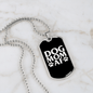 Dog Mom AF Necklace Stainless Steel or 18k Gold Dog Tag 24" Chain-Express Your Love Gifts
